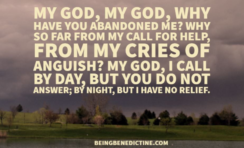 my god why have you forsaken me