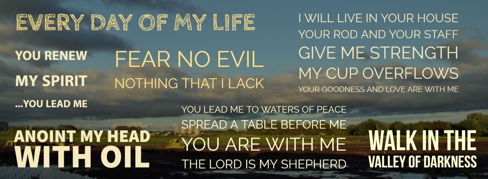 Psalm 23 lectio