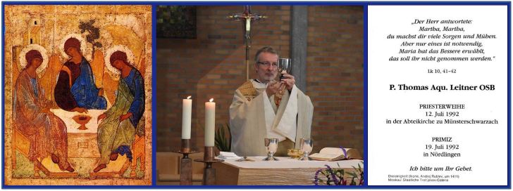 Fr. Thomas Holy Card