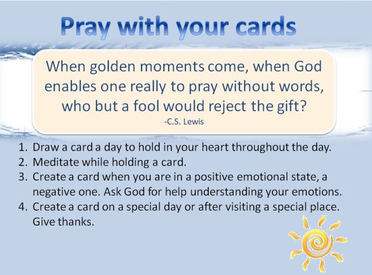 pray w cards